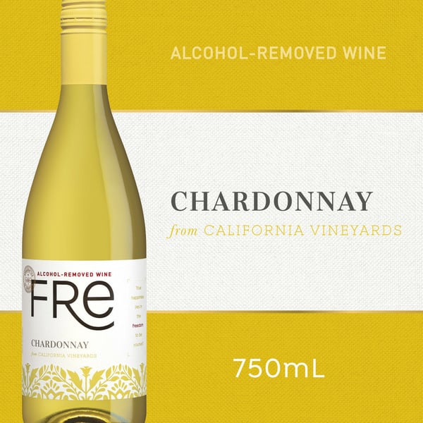 Non Alcoholic Wine Fre Chardonnay White Wine hero