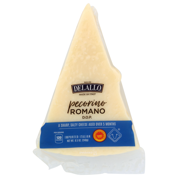 Specialty Cheeses DeLallo Pecorino Romano Cheese hero