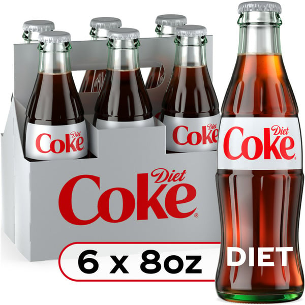 Soft Drinks Diet Coke Diet Cola Soda Pop Glass Bottles hero