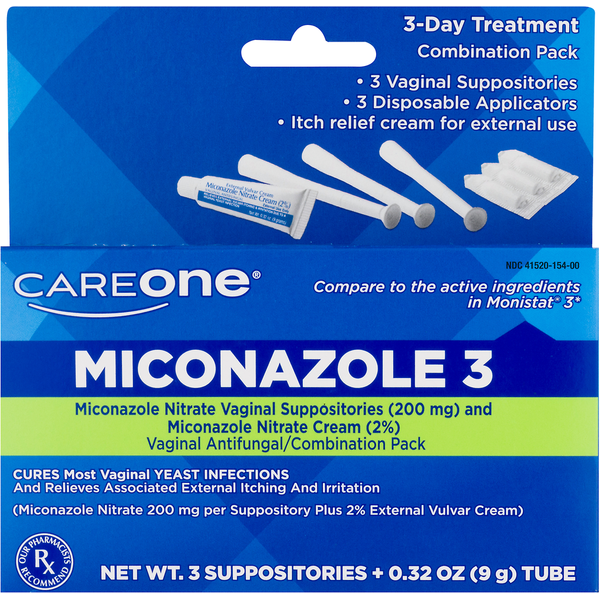 Feminine Care CareOne Miconazole 3 Combination Pack hero