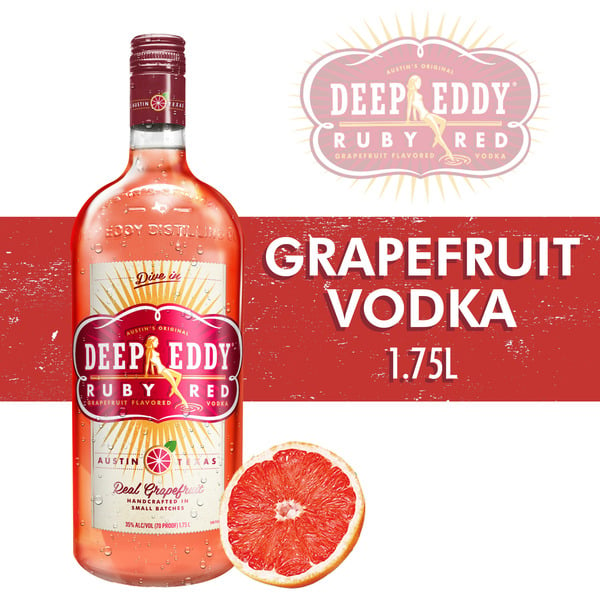 Flavored Vodka Deep Eddy Ruby Red Vodka hero