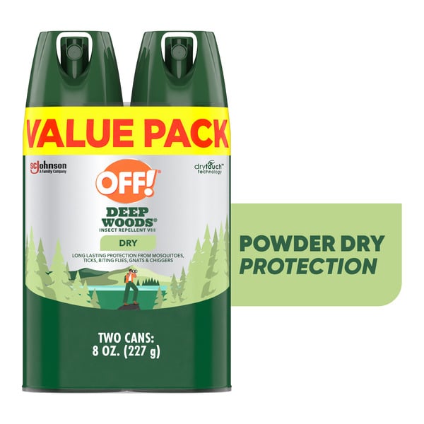 Cleaning Products Off! Deep Woods Insect Repellent VIII Dry Non-Greasy DEET Mosquito Spray hero