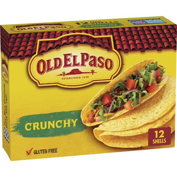 Mexican/Hispanic/Latino Foods Old El Paso Crunchy Taco Shells, Gluten-Free hero