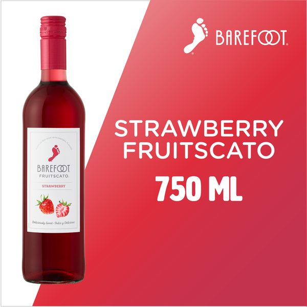 White Wine Barefoot Fruitscato Strawberry Moscato Sweet Wine hero