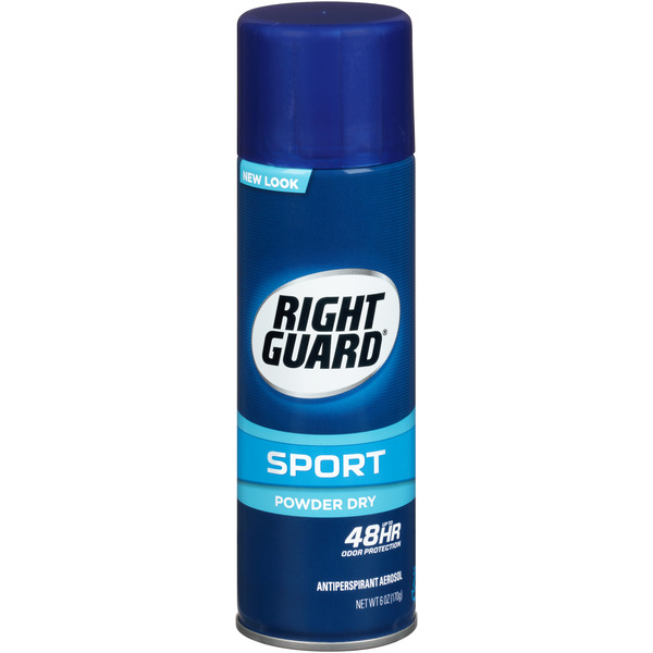 Deodorants Right Guard Sport Antiperspirant Deodorant Aerosol Spray, Powder Dry hero