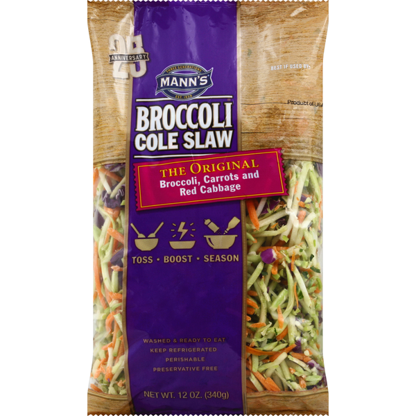 Packaged Vegetables & Fruits Mann's Broccoli Cole Slaw, The Original hero