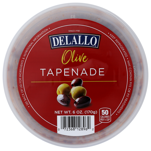 Fresh Dips & Tapenades DeLallo Dip Tapenade Olive hero