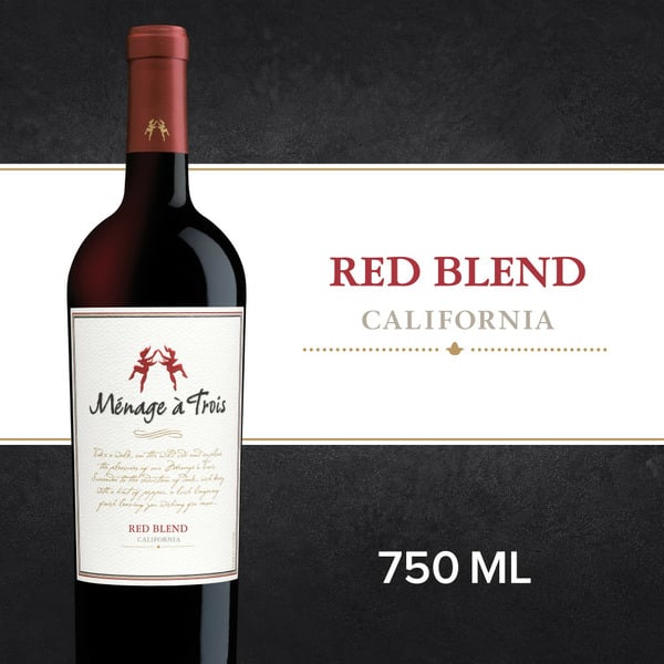 Red Blend Ménage à Trois California Red Blend hero