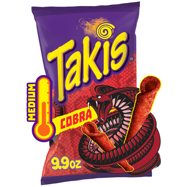 Takis Cobra Rolled Tortilla Chips Bag hero