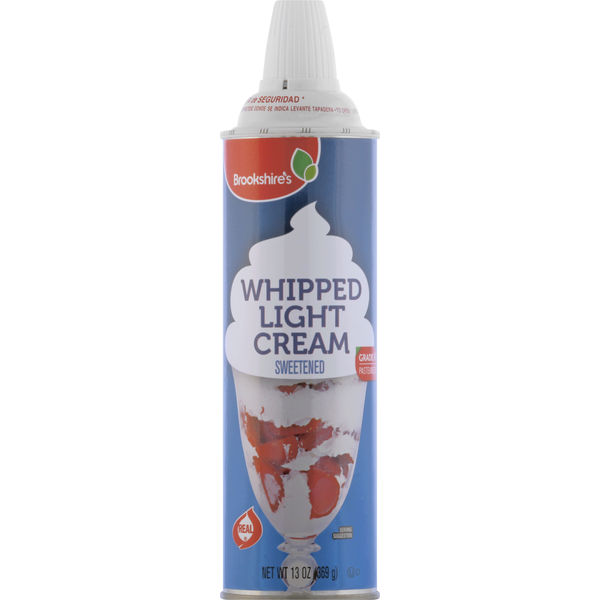 Other Creams & Cheeses Brookshire's Whipped Light Cream, Sweetened hero