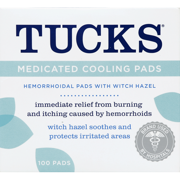 Digestion TUCKS Cooling Pads, Medicated hero