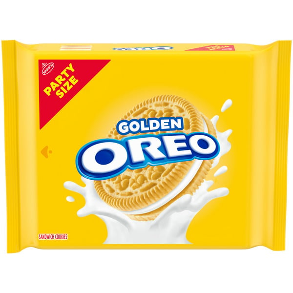 Cookies & Cakes Oreo Golden Sandwich Cookies, Party Size hero