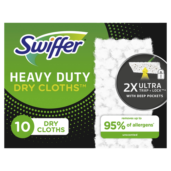 Cleaning Products Swiffer Sweeper Heavy Duty Dry Multi-Surface Cloth Refills hero