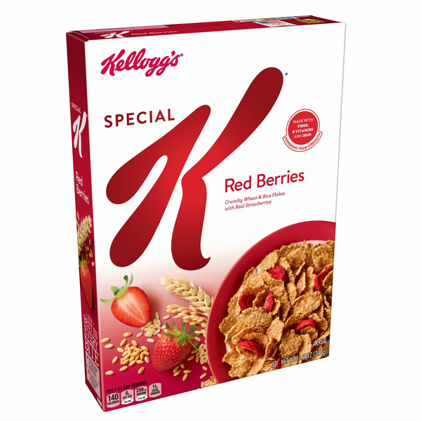 Cereal Kellogg’s Special K Cold Breakfast Cereal, 11 Vitamins and Minerals, Made with Real Strawberries hero