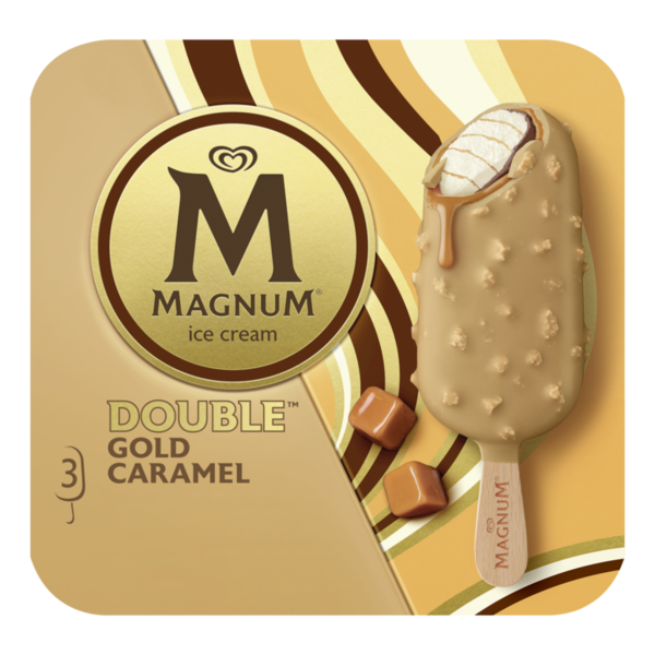 Magnum Ice Cream Bars Double Gold Caramel hero