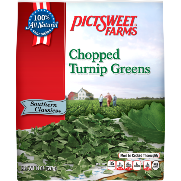 Frozen Produce Pictsweet Farms Southern Classics Chopped Turnip Greens hero