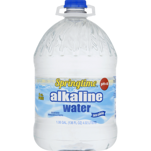 Water, Seltzer & Sparkling Water Springtime Water,  Alkaline, pH +8 hero