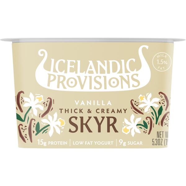 Yogurt Icelandic Provisions Vanilla Skyr hero