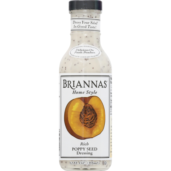 Salad Dressing, Oils & Vinegars BRIANNAS Dressing, Poppy Seed, Home Style hero