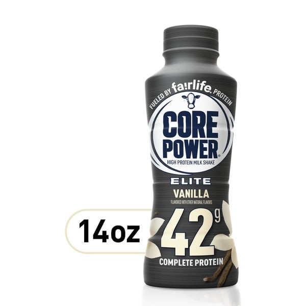 Protein & Meal Replacements Core Power Elite High Protein Shake (42G), Vanilla, Ready To Drink For Workout Recovery hero