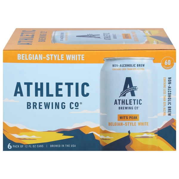 Beers & Coolers Athletic Brewing Co. Beer, Belgian Style White hero