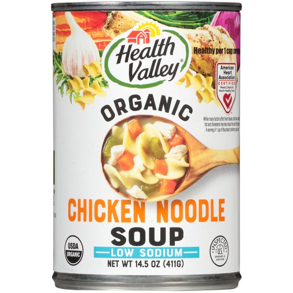 Soup, Broth & Bouillon Health Valley Soup, Organic, Chicken Noodle hero