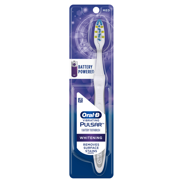 Oral Hygiene Oral-B Pulsar Whitening Battery Toothbrush, Medium hero