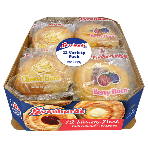 Bakery Desserts Svenhard's Pastries, Berry & Cheese, 12 Variety Pack hero