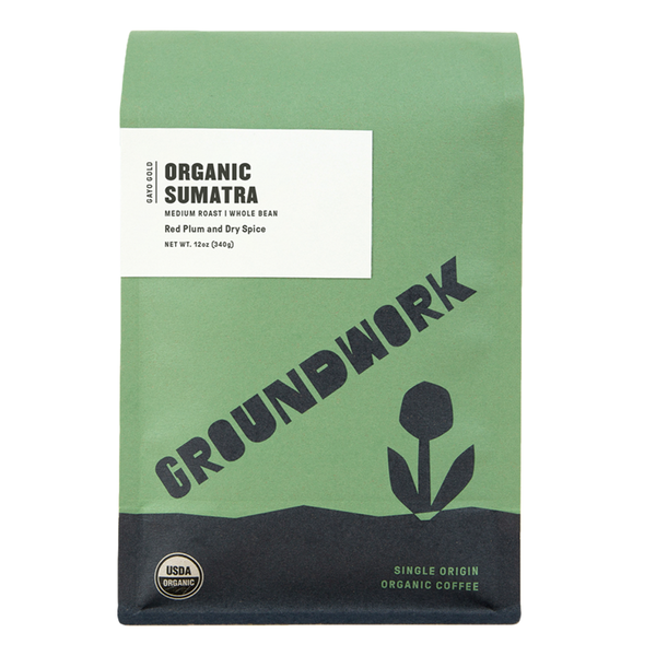 Coffee Groundwork Organic Single Origin Sumatra, Medium Roast, Whole Bean hero