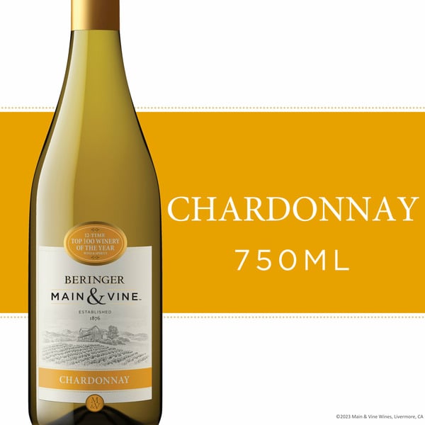 White Wines Beringer Main & Vine Chardonnay White Wine hero