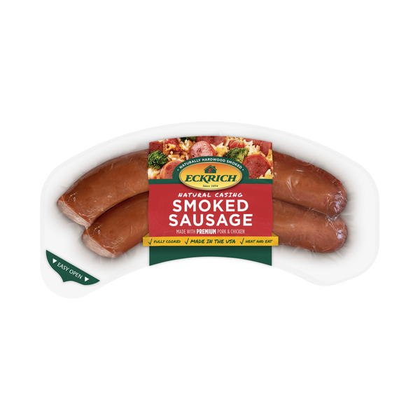 Hot Dogs, Bacon & Sausage Eckrich Smoked Sausage hero