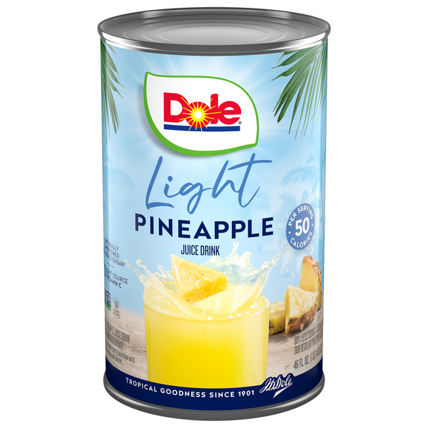 Dole Juice Drink, Light, Pineapple hero