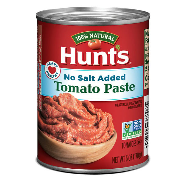 Canned & Jarred Vegetables Hunt's Tomato Paste No Salt Added hero