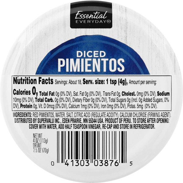 Pickled Goods & Olives Essential Everyday Pimientos, Diced hero