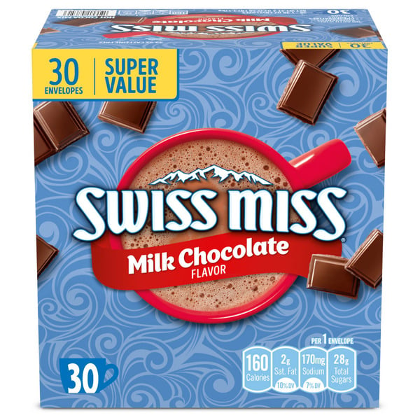 Cocoa & Drink Mixes Swiss Miss Milk Chocolate Flavored Hot Cocoa Mix hero