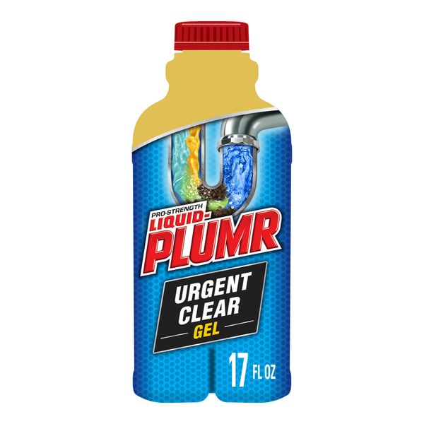 Cleaning Products Liquid-Plumr Industrial Strength Urgent Clear, Liquid Drain Cleaner hero