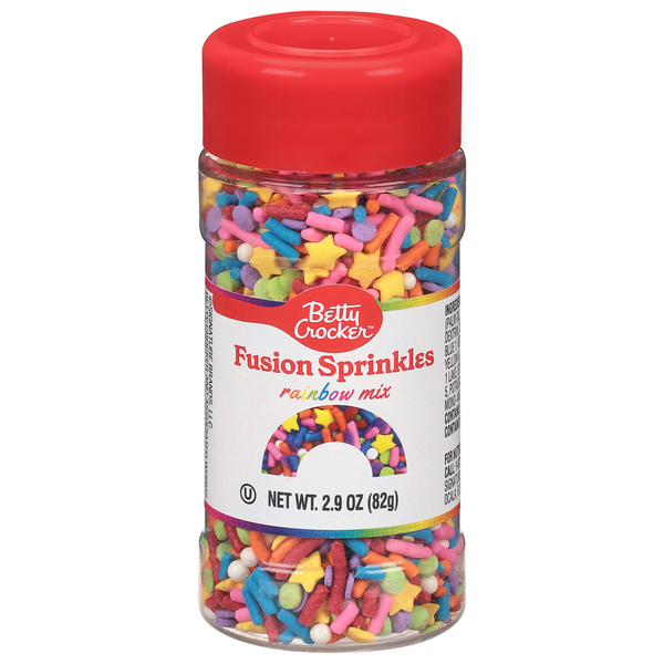 Candy & Chocolate Betty Crocker Fusion Sprinkles, Rainbow Mix hero