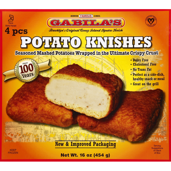 Frozen Meals Gabila's Knishes, Potato hero