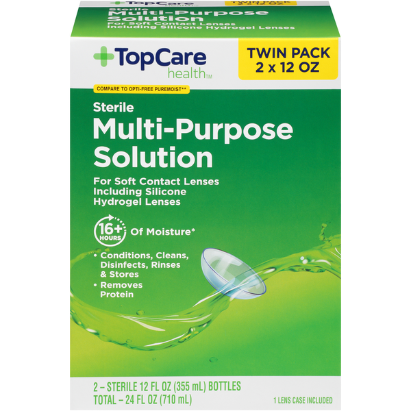 Eye & Ear Care TopCare Sterile Multi-Purpose Solution For Soft Contact Lenses hero