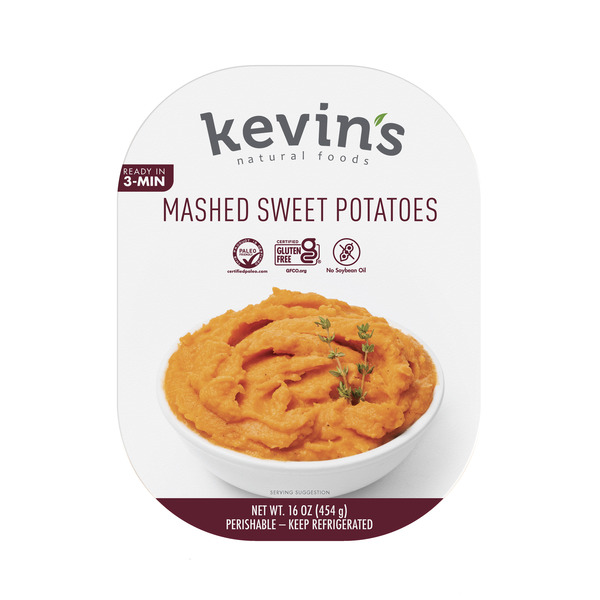 Prepared Meals Kevin's Natural Foods Mashed Sweet Potatoes hero