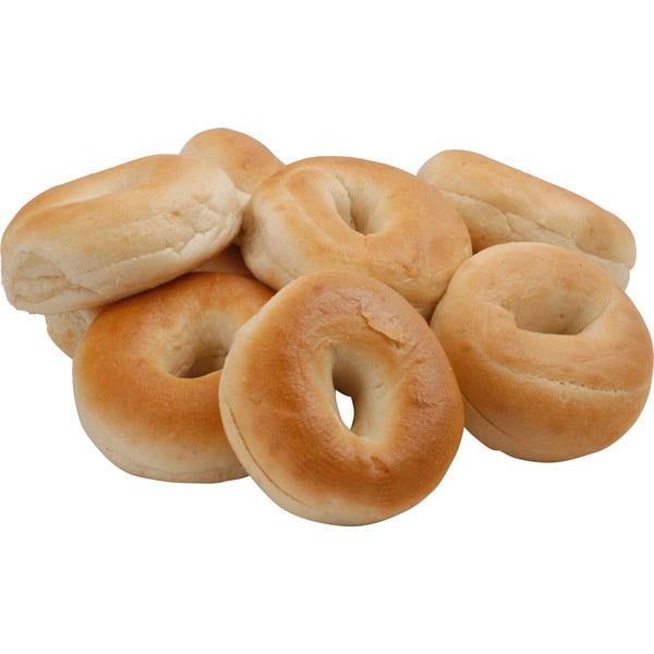 Bakery Breakfast Food Lion Plain Mini Bagel hero