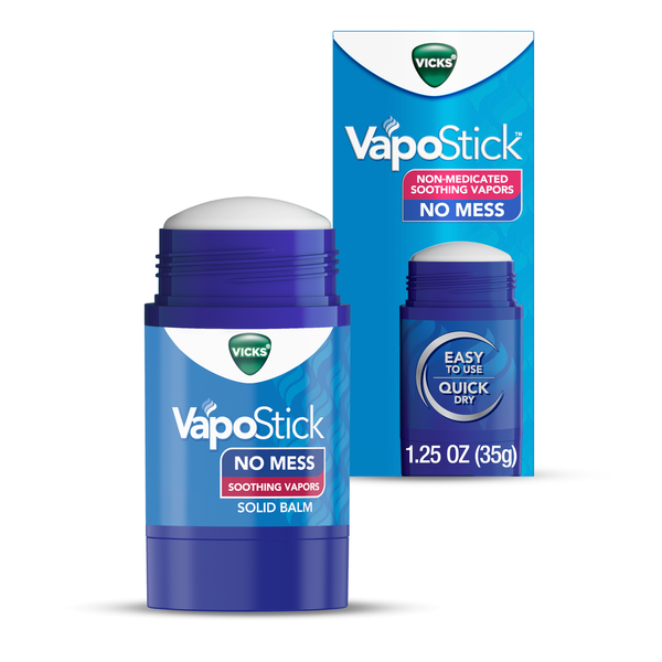 Vicks VapoStick, Invisible Solid Balm with Soothing Vapors, Non-Medicated hero