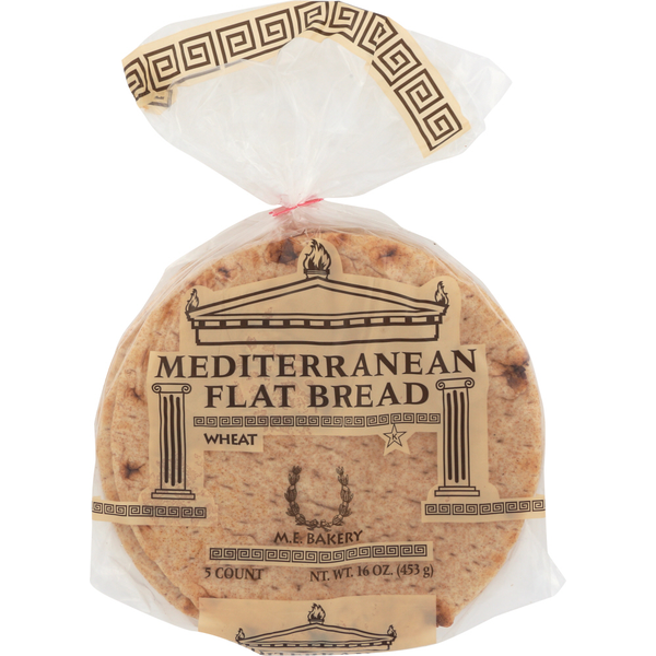 Tortillas & Flat Bread M. E. Bakery Mediterranean Flat Bread hero