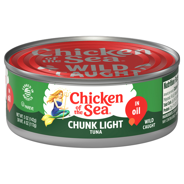 Chicken of the Sea Light Tuna in Oil hero