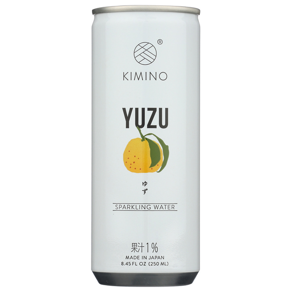 Water, Seltzer & Sparkling Water Kimino Sparkling Water Yuzu Can hero