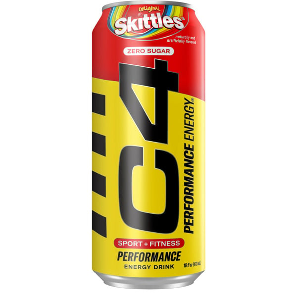 Energy & Sports Drinks C4 Energy x Skittles, Explosive Energy, Fruity Flavor hero