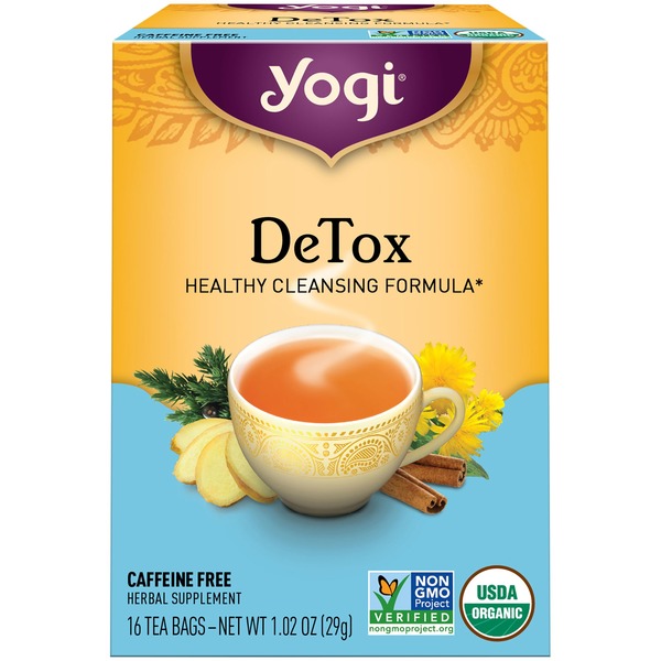 Herbal Teas Yogi Tea Herbal Tea, DeTox, Caffeine Free hero