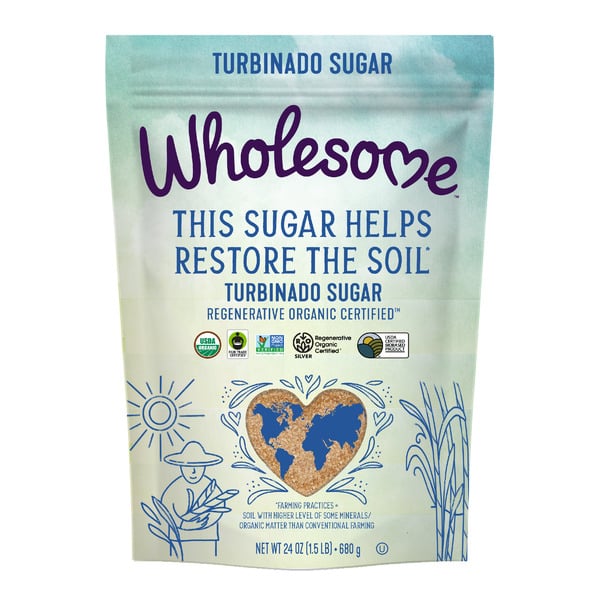 Wholesome Turbinado Sugar, Regenerative Organic Certified hero