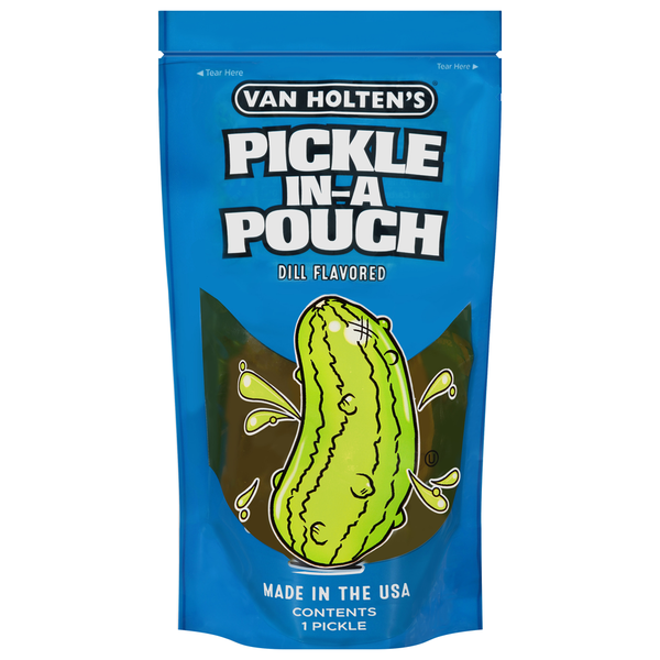 Pickled Goods & Olives Van Holten's Pickle-in-a-Pouch, Dill Flavored hero