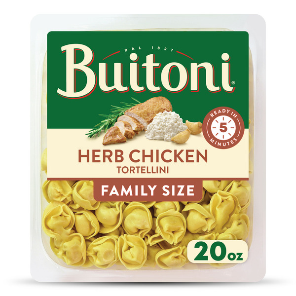 Prepared Meals Buitoni Herb Chicken Tortellini, Refrigerated Pasta hero